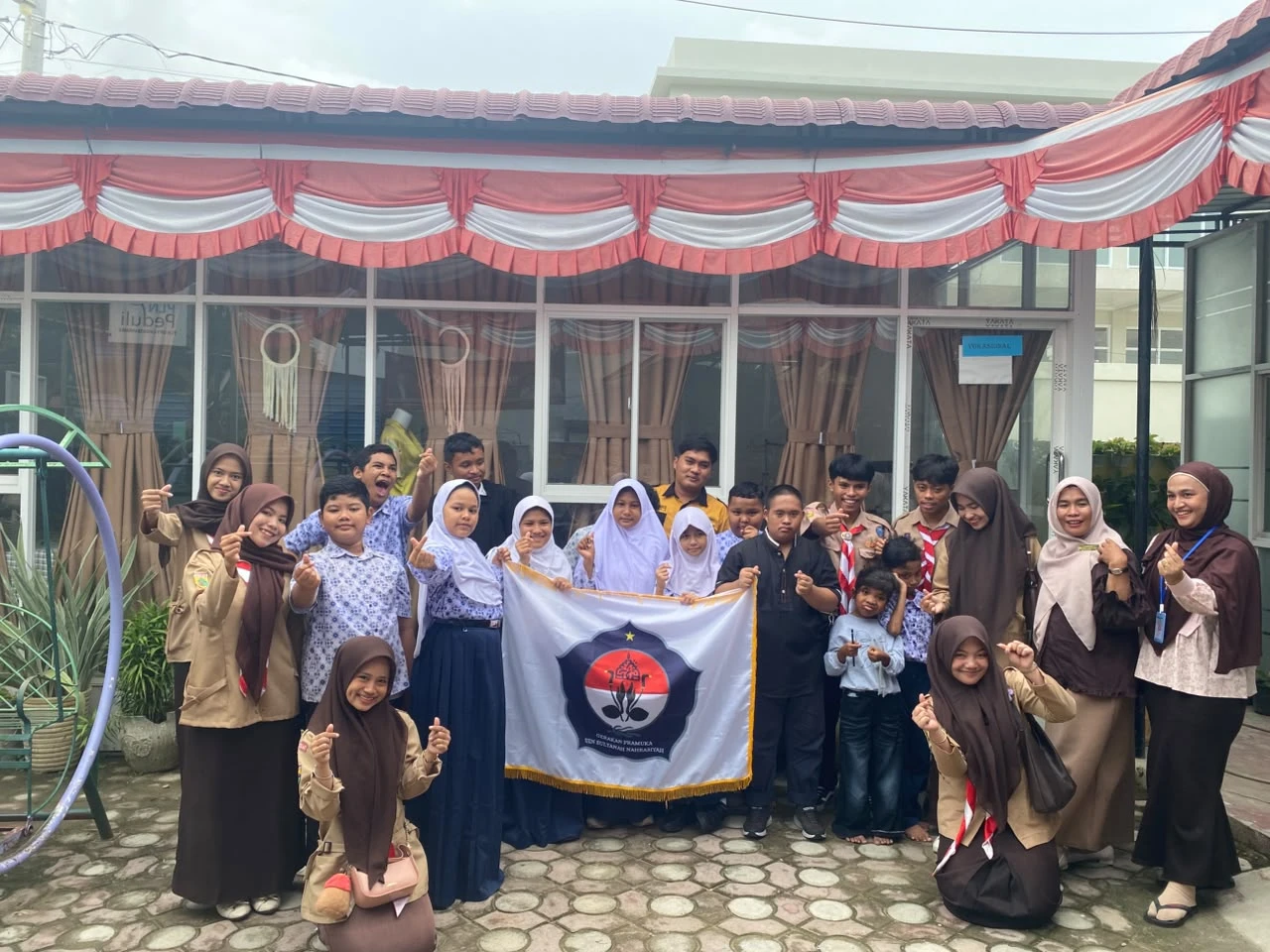 Menanamkan Nilai Kepramukaan, UKK Pramuka UIN SUNA Aktif Mendampingi Kegiatan Pramuka di SLB Cinta Mandiri Kota Lhokseumawe